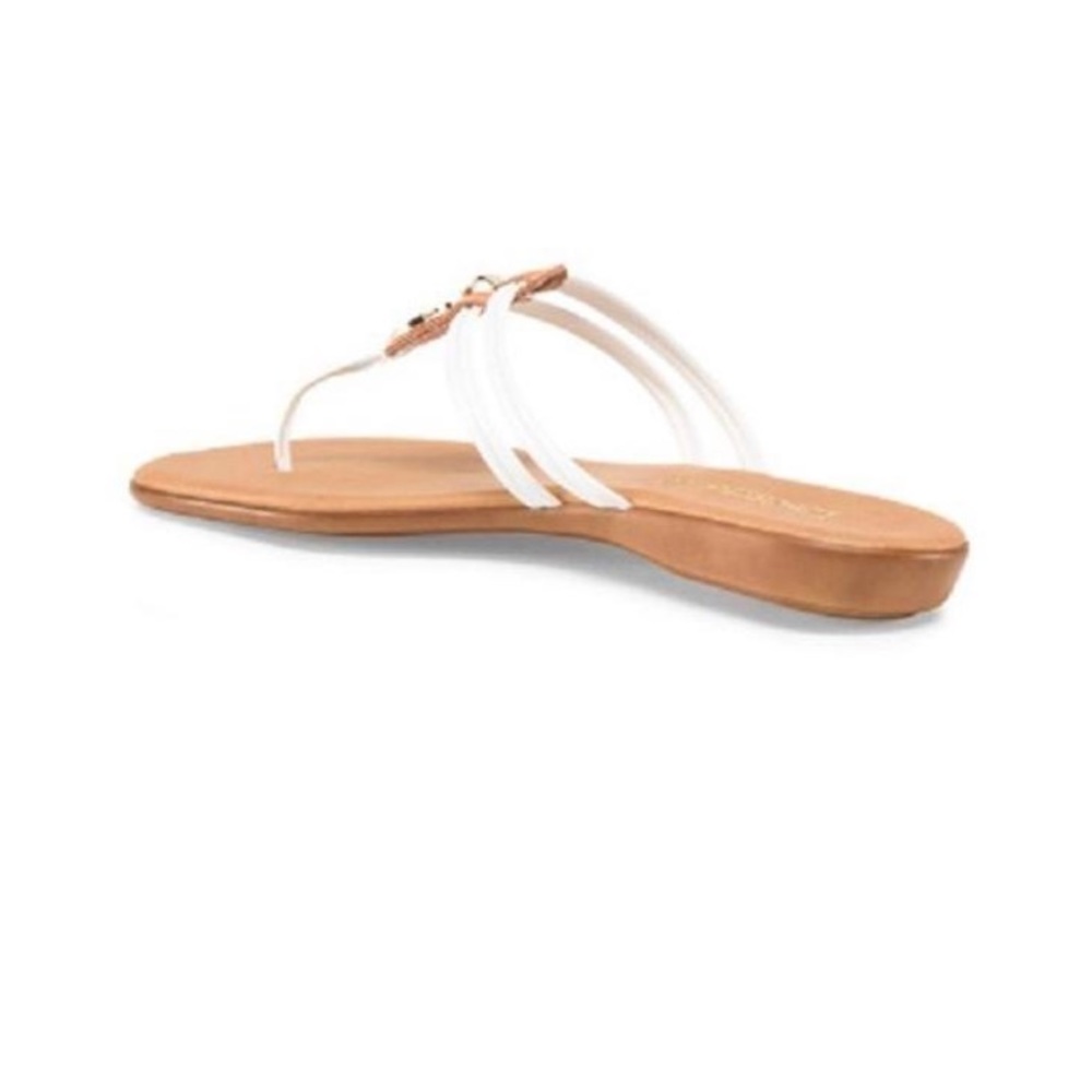 White flip flop with a little bling - Picture 3 of 8